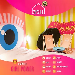  Appartement Capsule Girl Power - Balneo - Sauna - Karaoke - Billard - 2